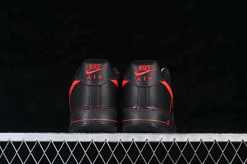 All categories Nk Air Force 1 Air Force series Nk Air Force 1 Low Air Force low-top Nike Air Force 1'07 Low black and red Air Force 1 low-top casual sneakers ZH0316-142